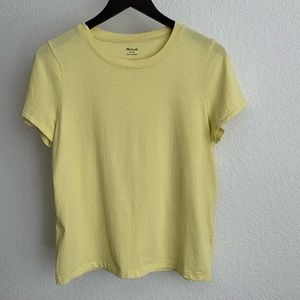 Yellow Madewell T-shirt in Size Medium